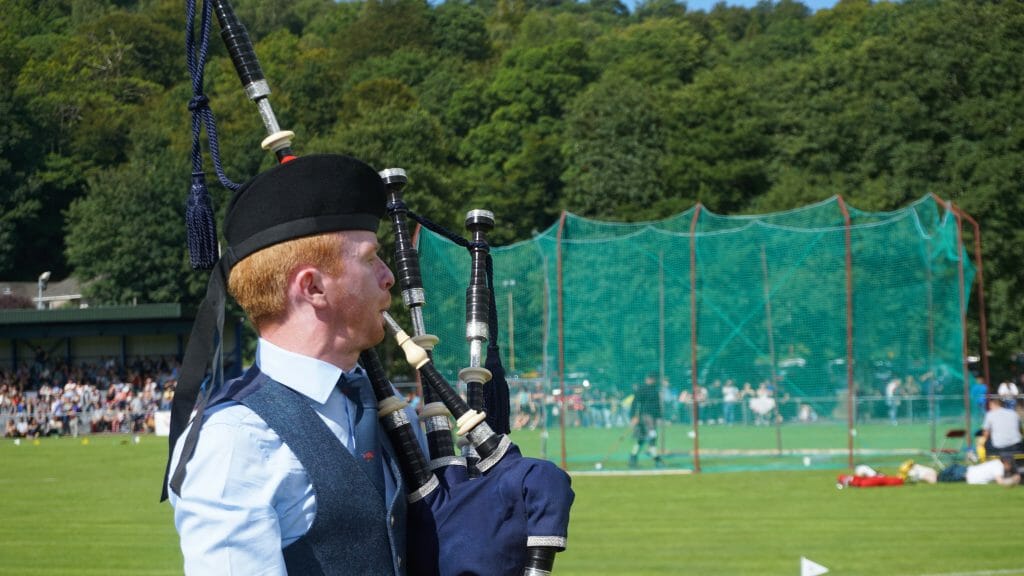 Piper at the Oban Games