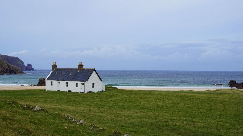 Cape Wrath shelter Guide Kearvaig bothy