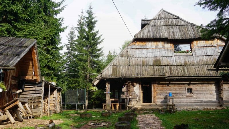 Wooden lodge Vukov Konak