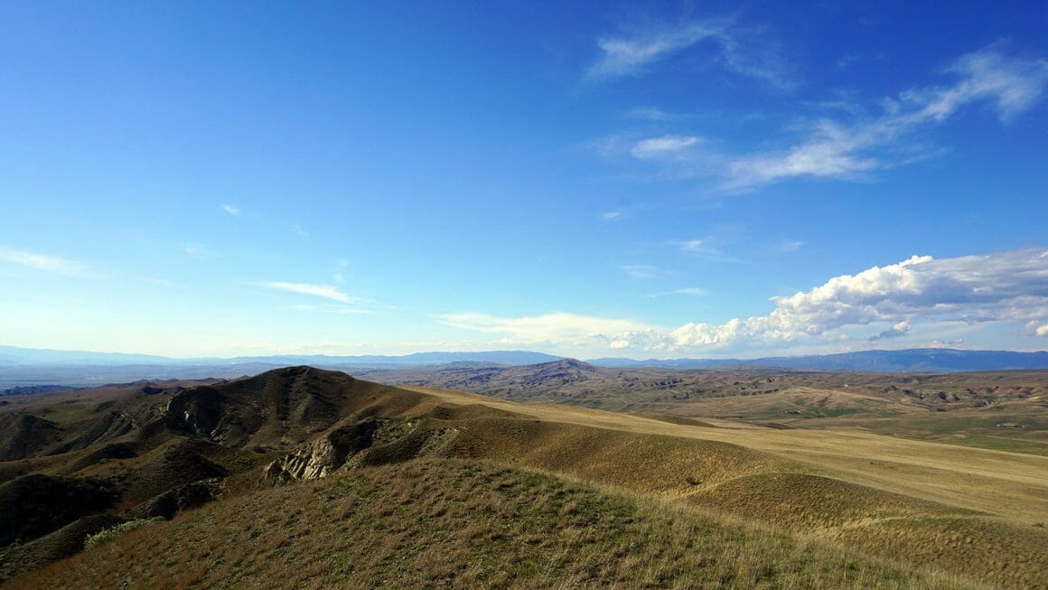 Udabno Georgia landscape