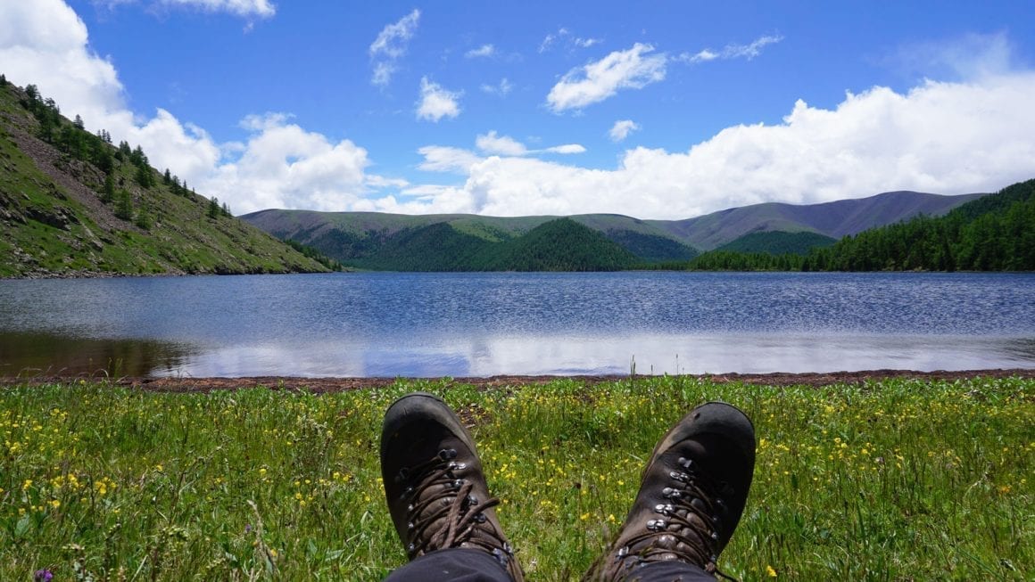 hiking Khangai Nuruu