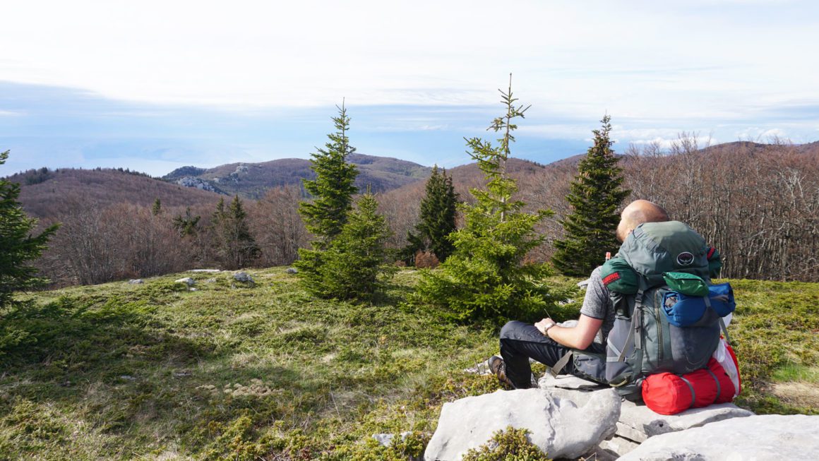 Premužić trail resting view