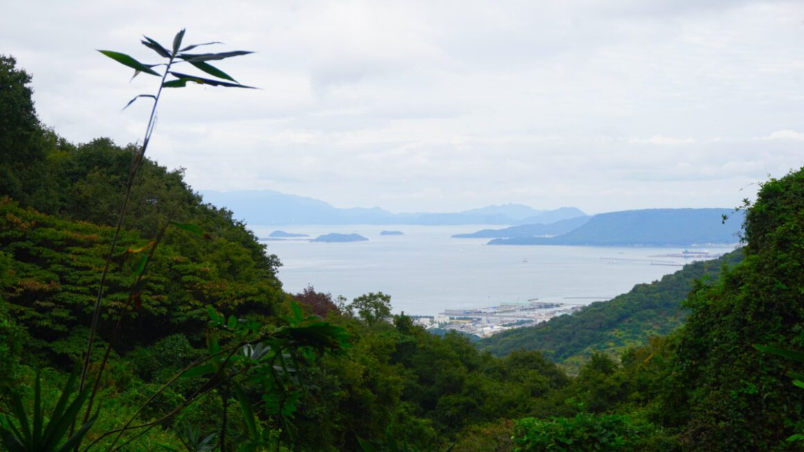 A view of the Seto Inland Sea from the hills above Takamatsu